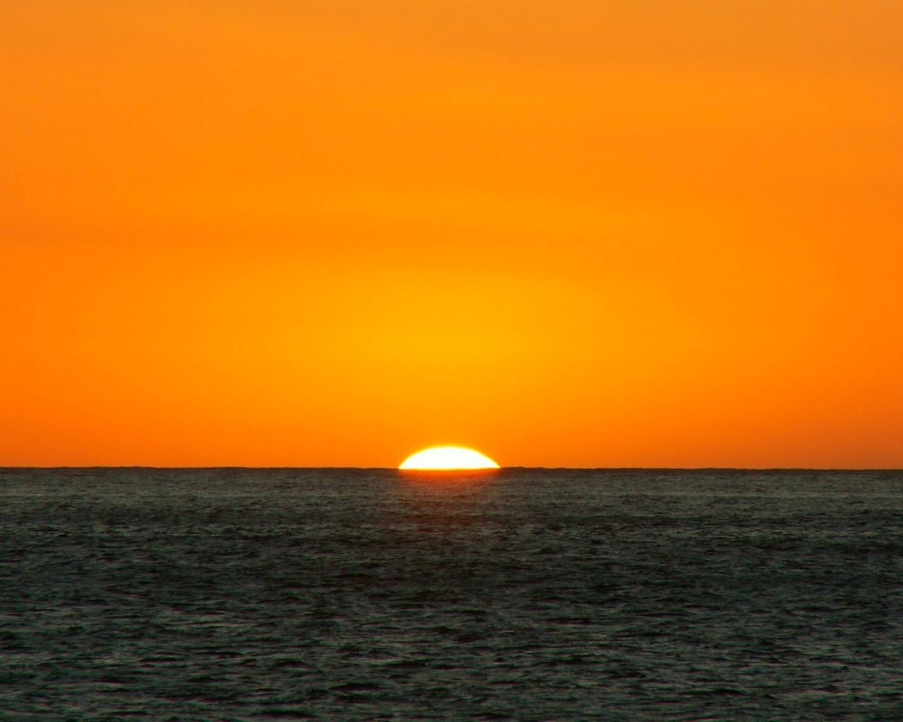 Идеальный закат обои