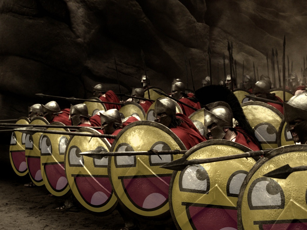 300 спартанцев обои
