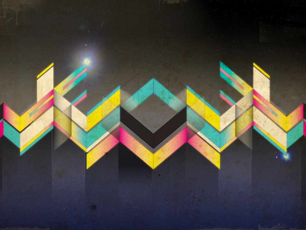 Кубический арт обои