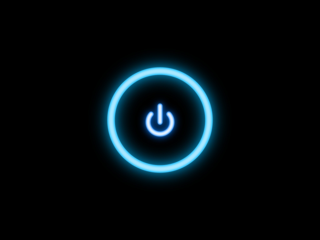 Горящая кнопка запуска обои