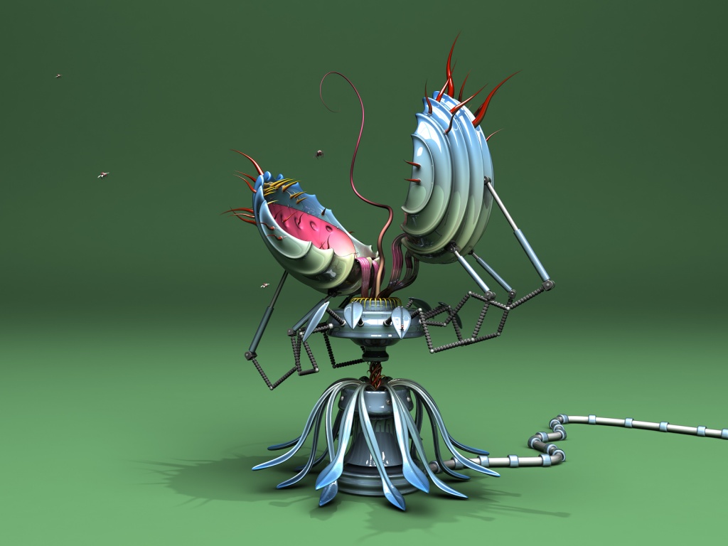 Механическая венерина мухоловка обои