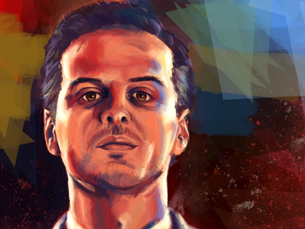 Портрет Джима Мориарти обои