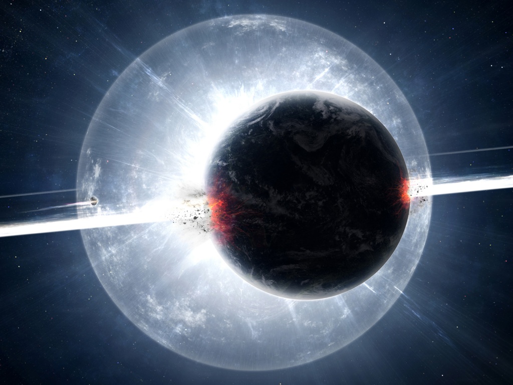 Взрыв планеты обои