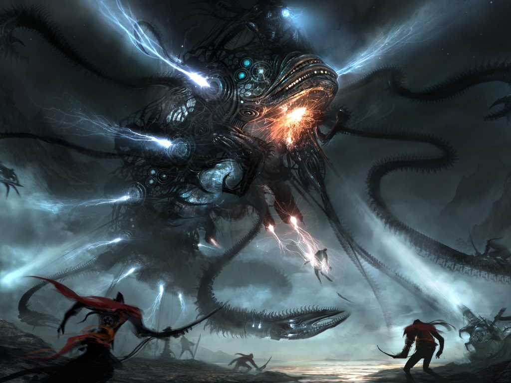 Корабль-рыба обои