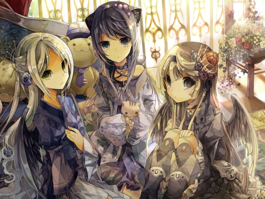 Три лоли обои