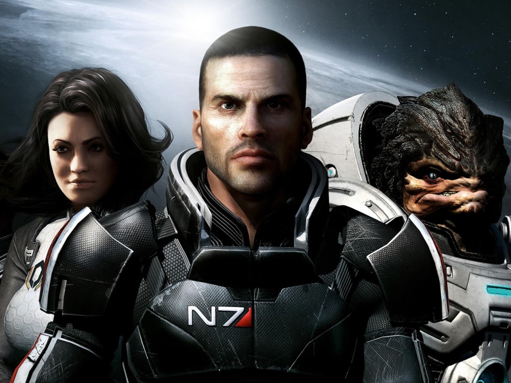 Mass Effect N7 обои