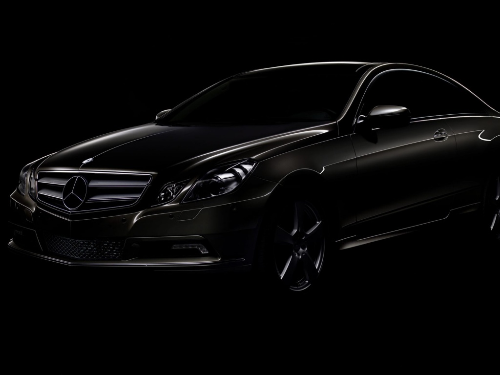 Черный Мерседес обои