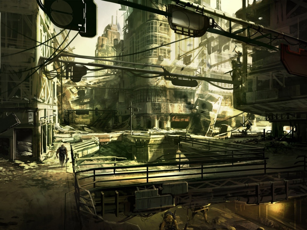 Локация из Fallout 3 обои