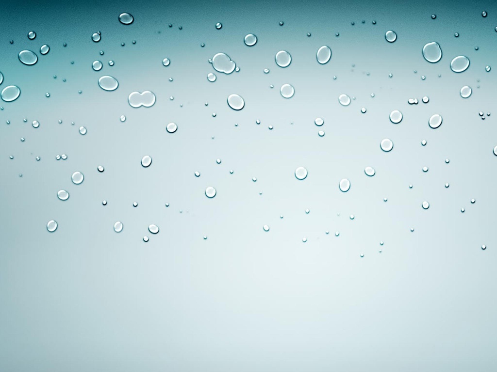 Капли на светлом фоне обои