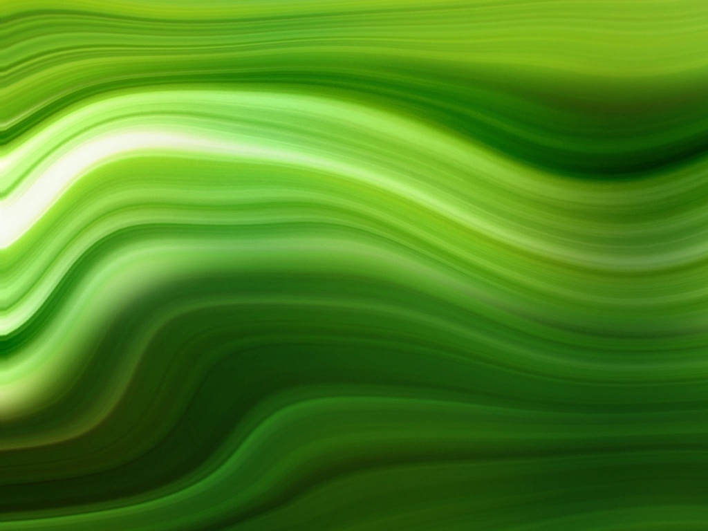 Зеленые волны обои