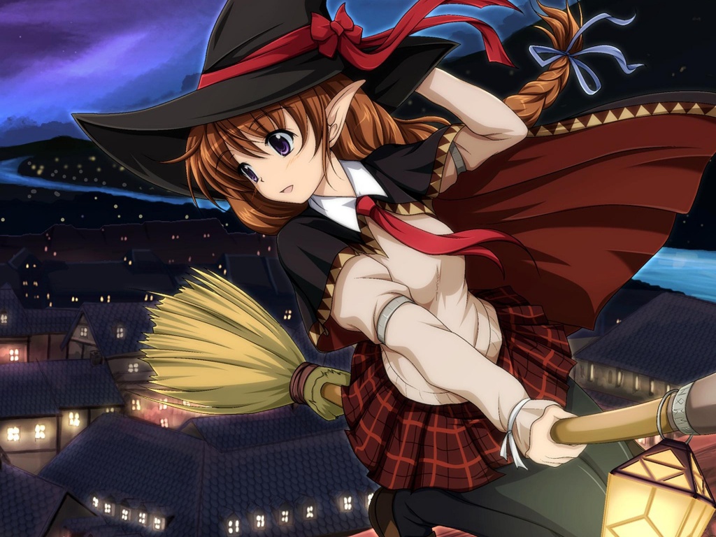 Эльфийская ведьмочка обои