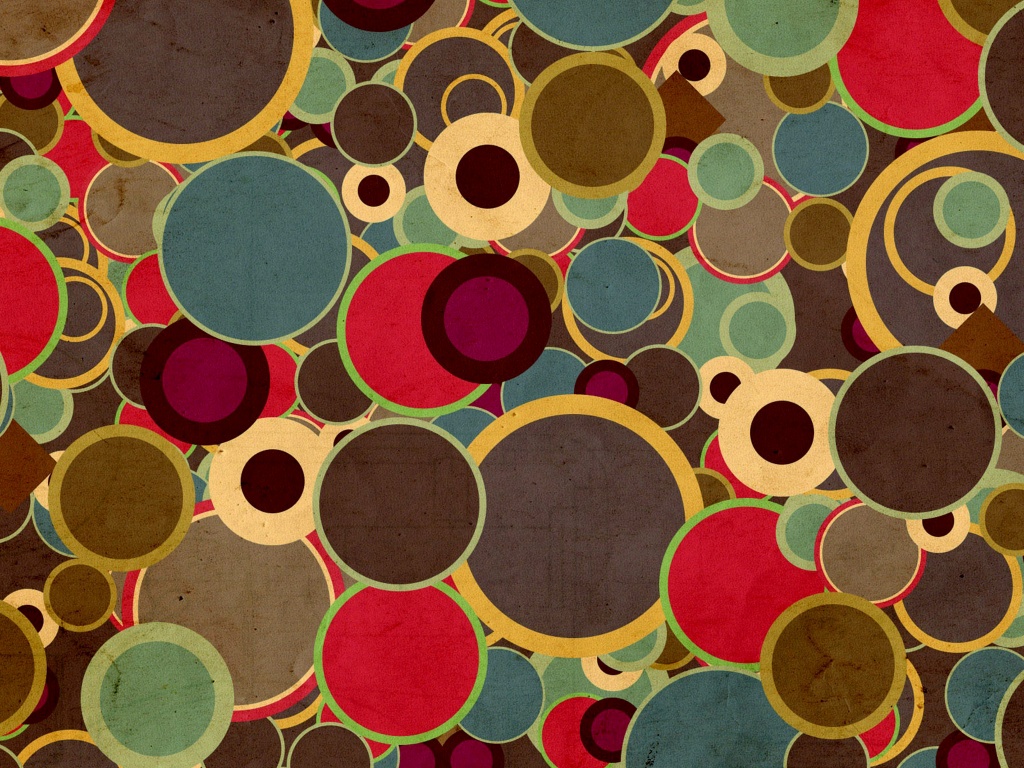 Цветные круги обои