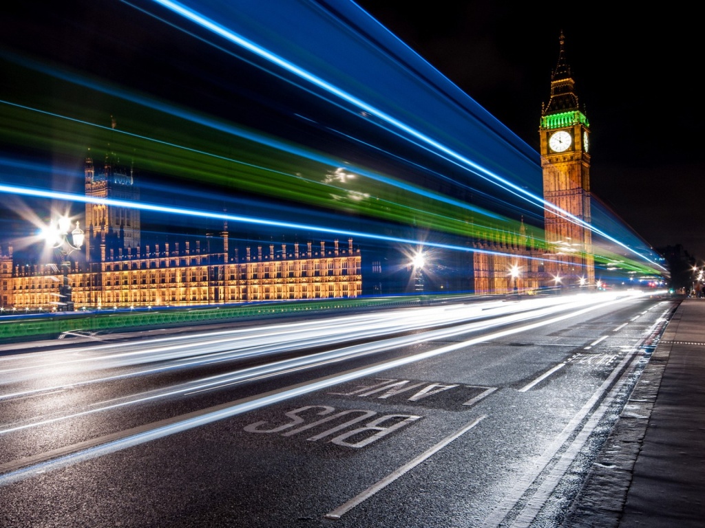 Ночной лондон обои