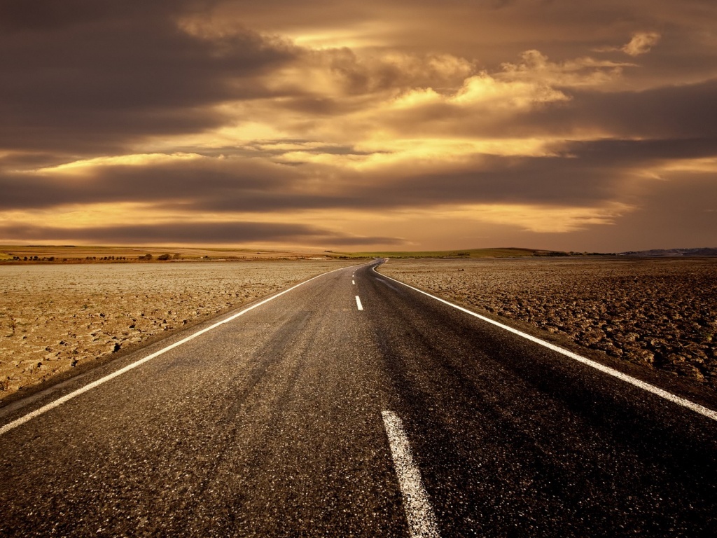 Дорого к горизонту обои