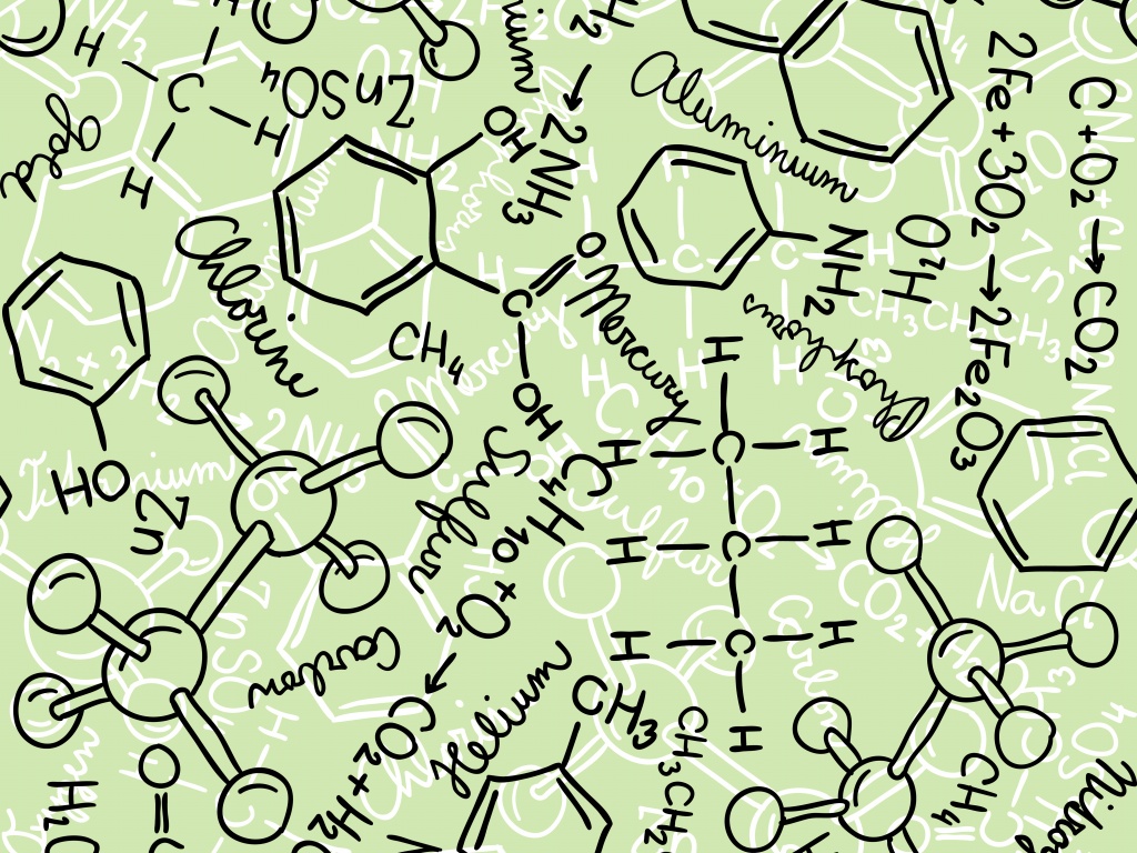 Химические формулы обои