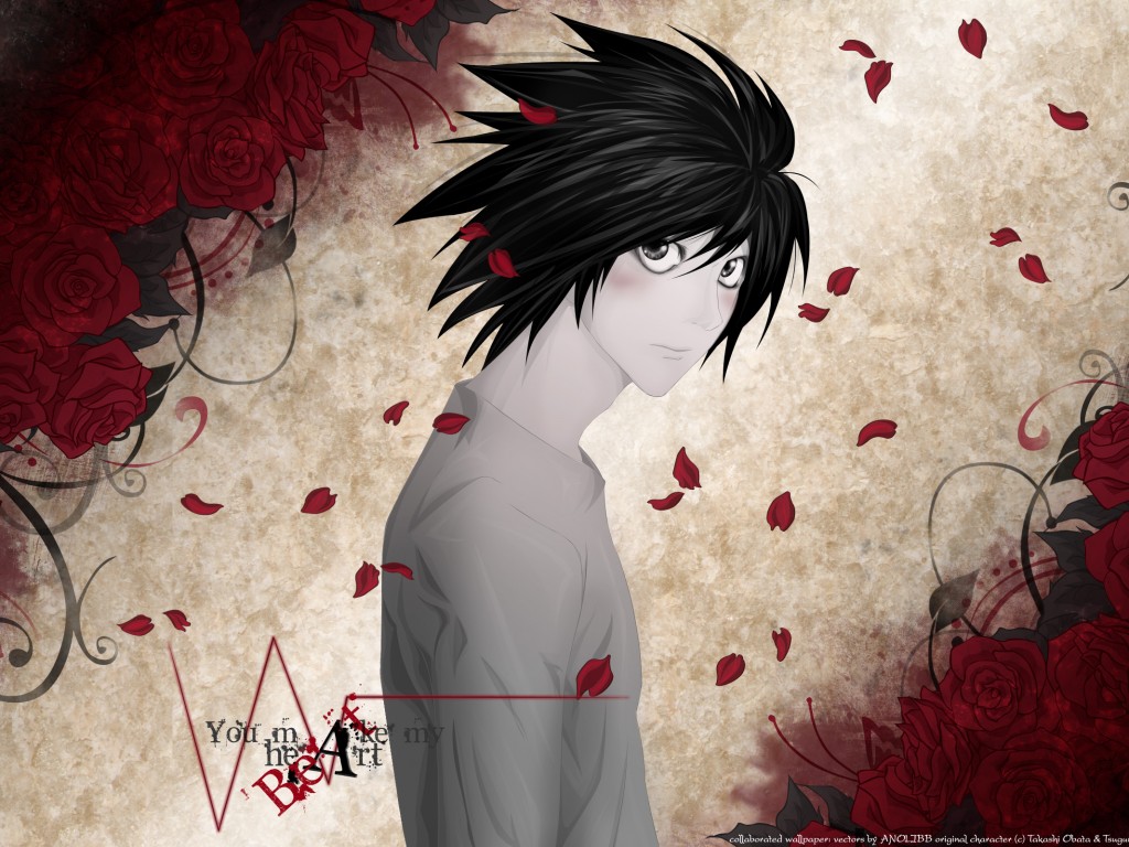 Тетрадь смерти, фанарт обои