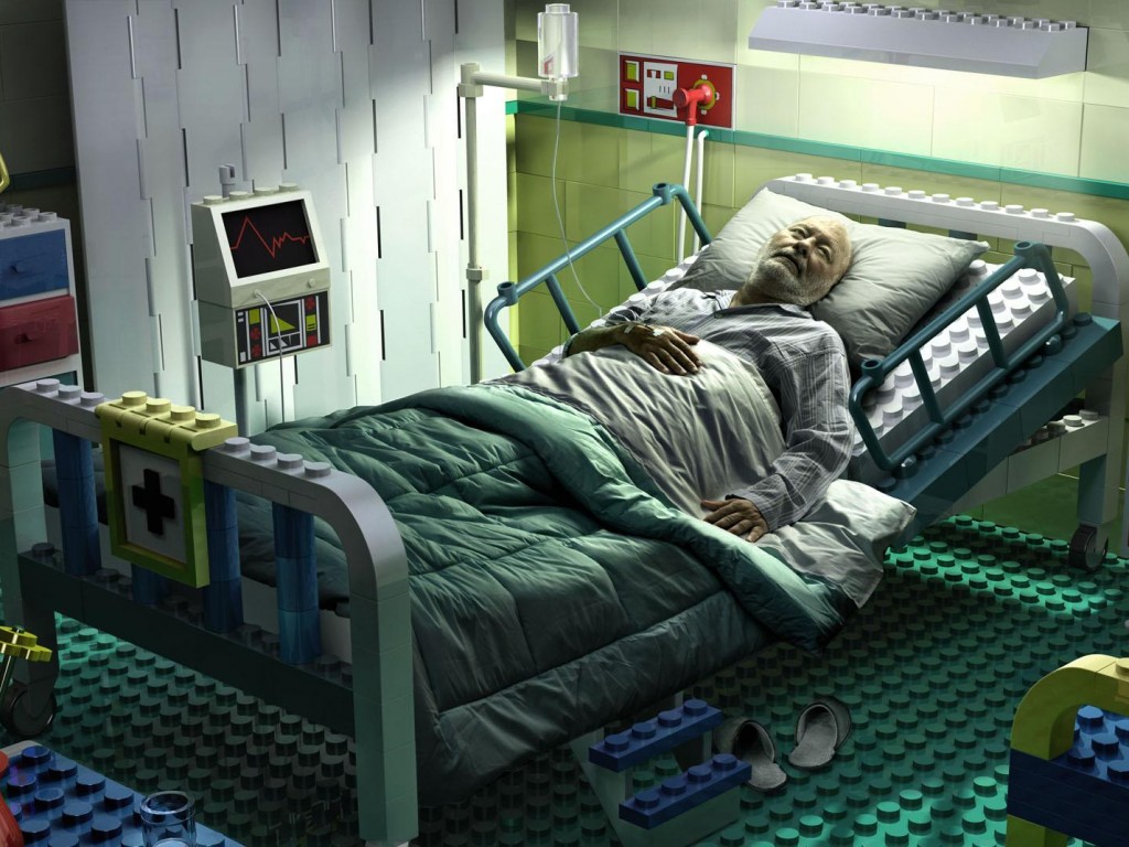 Лего больница обои