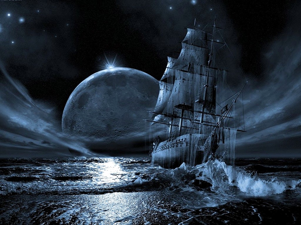 Корабль призрак обои