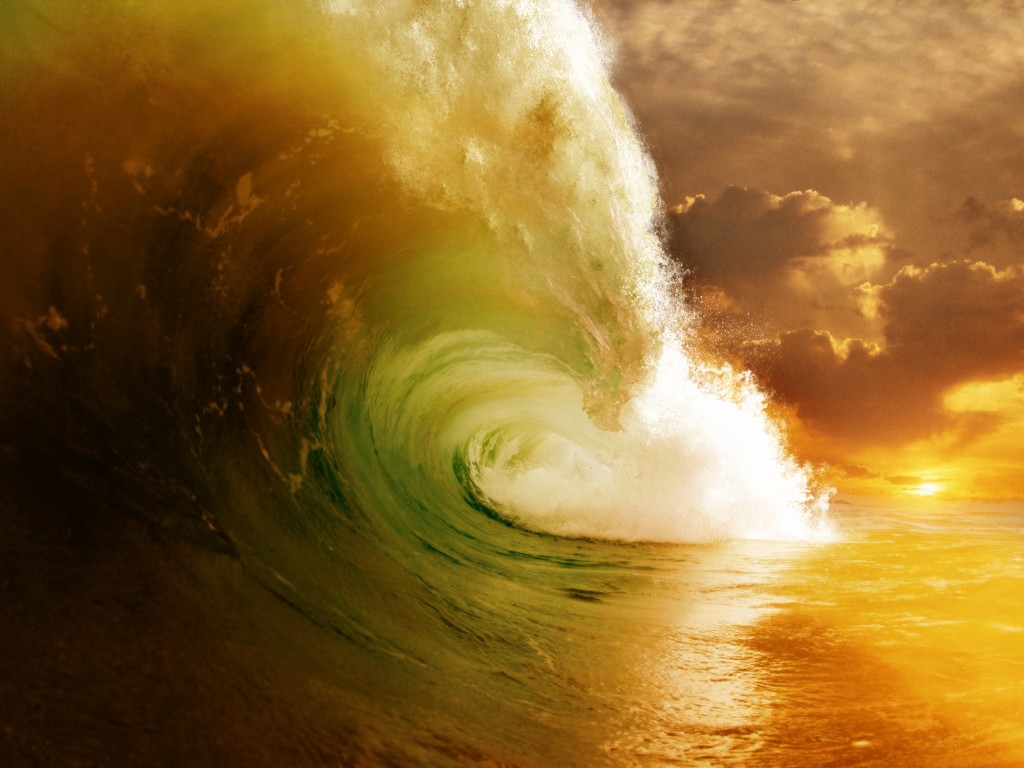 Цунами обои