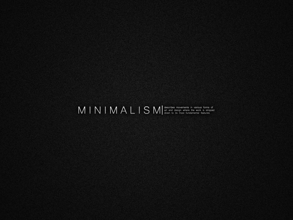 Минимализм обои