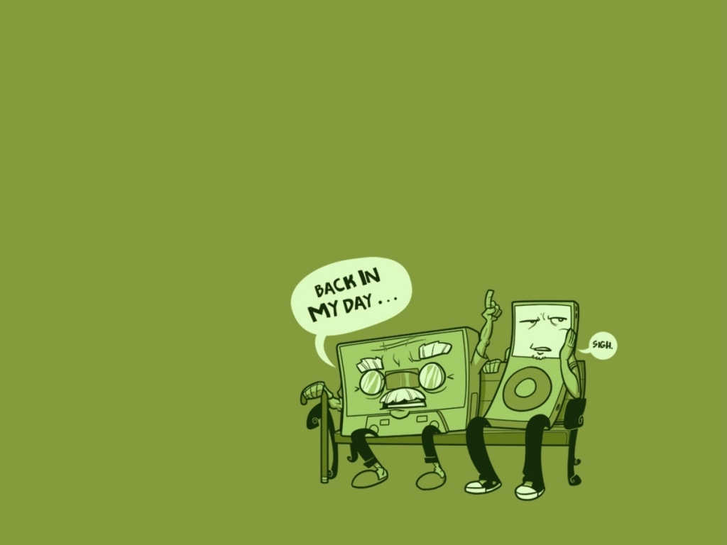 А вот в мои дни... обои