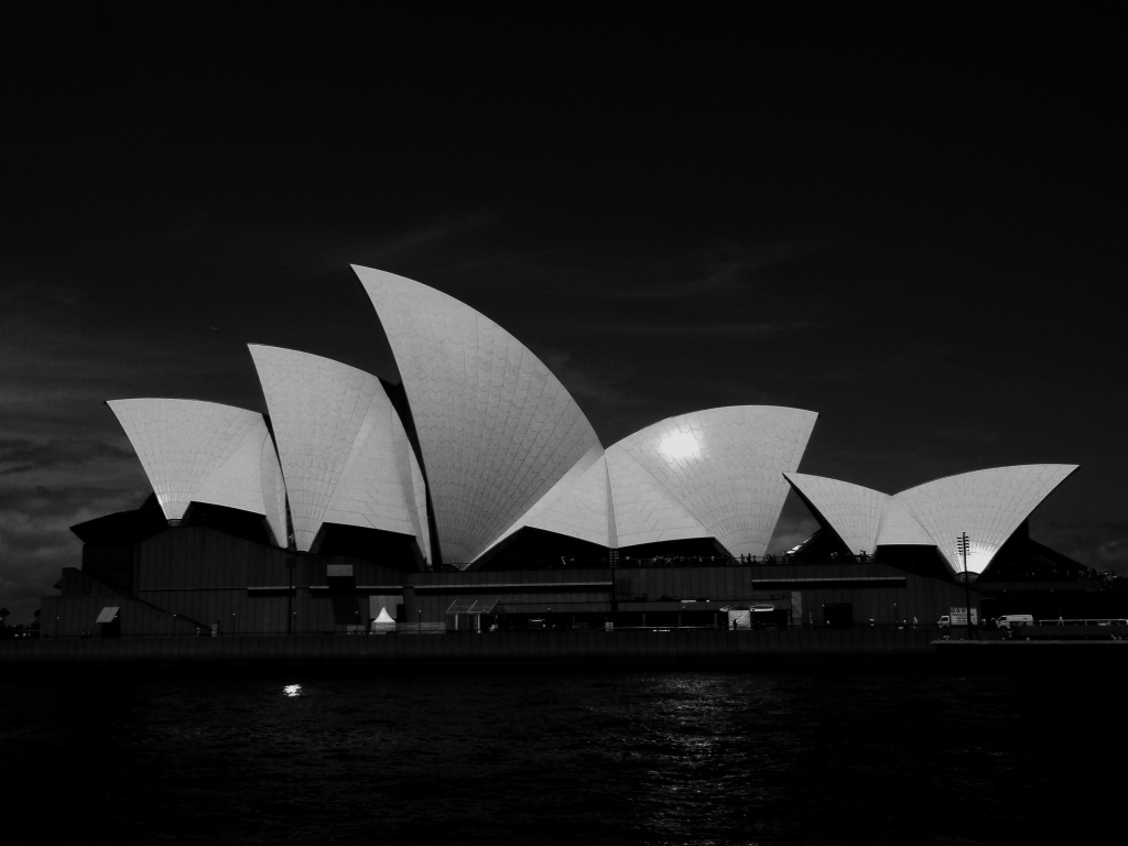 Здание оперного театра в Сиднее обои