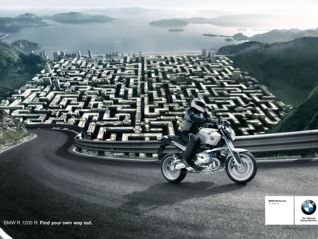 BMW R 1200 R. Найди свой путь наружу. обои