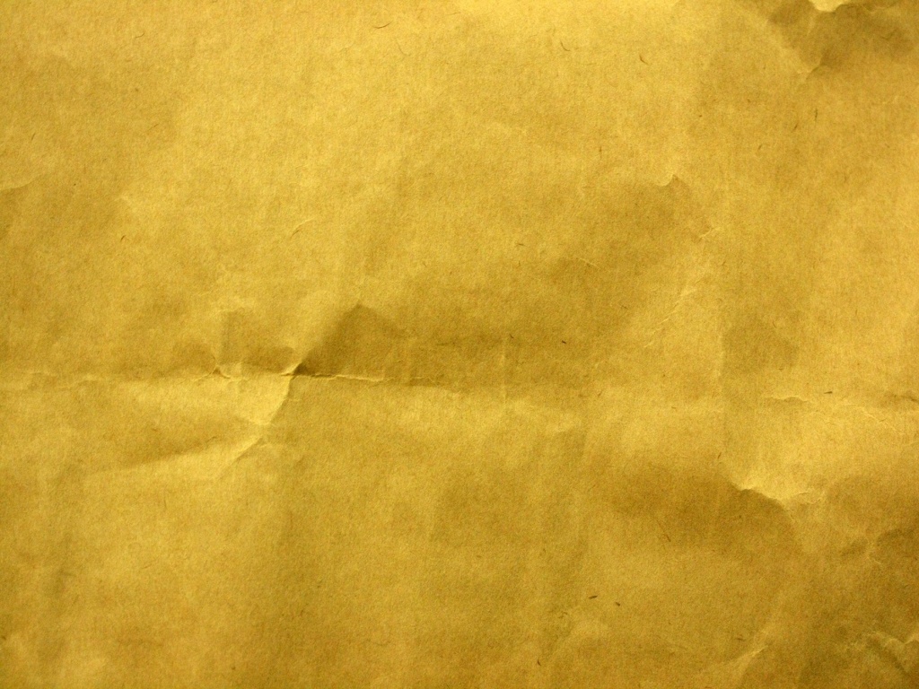 Текстура мятой желтой бумаги обои