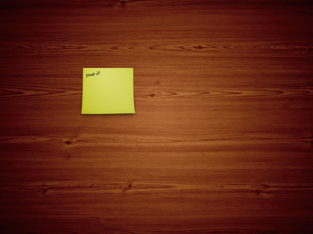 Стикер Post it! обои