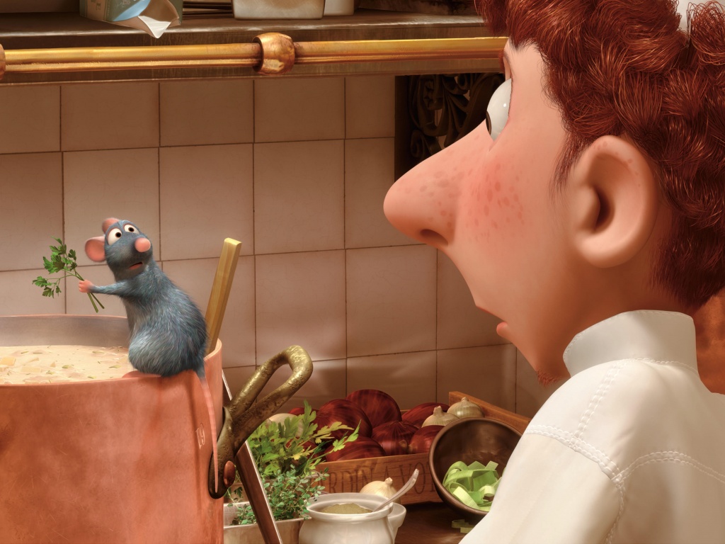 Рататуй варит суп обои