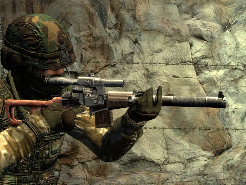 Снайпер из Counter Strike обои