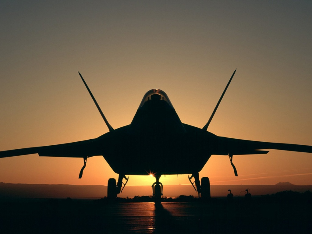 Истребитель F22 обои