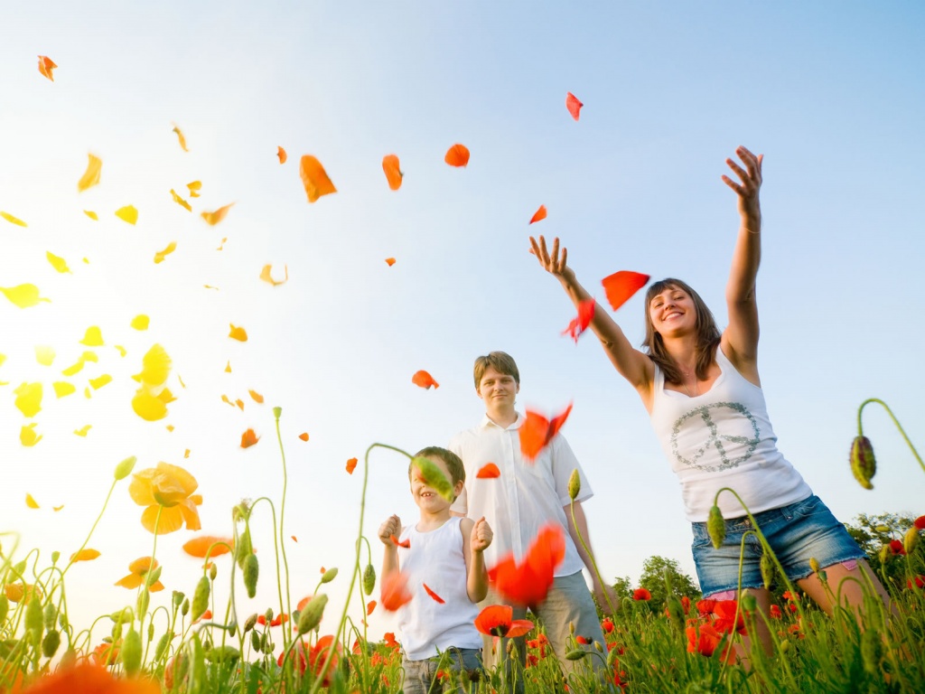 Счастье и радость обои