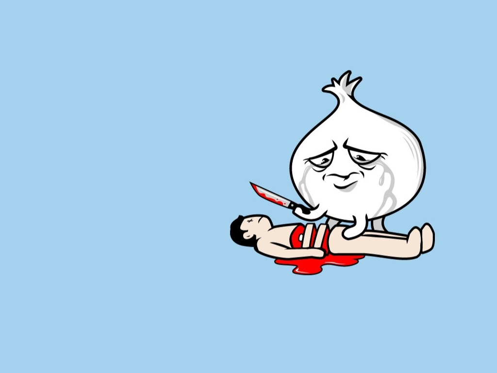 У лука щиплет глаза обои