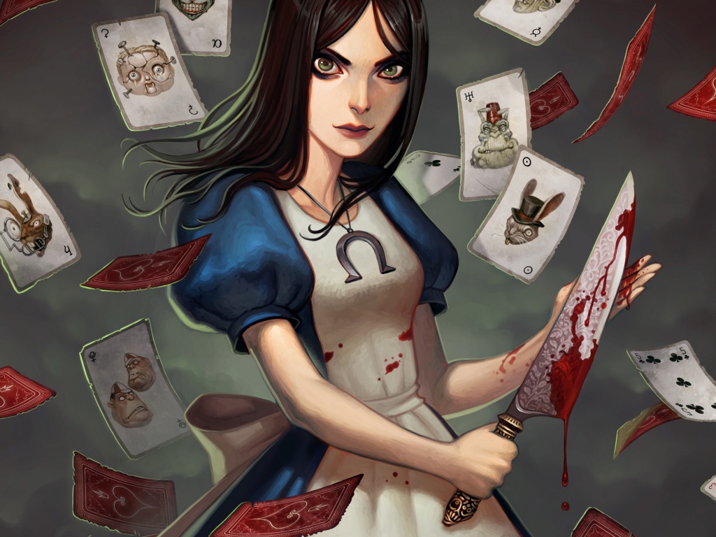 Алиса в стране чудес обои