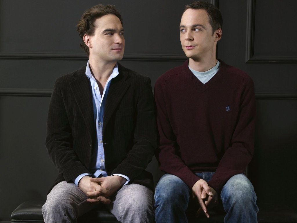 Шелдон Купер и Леонард Хофстедер обои