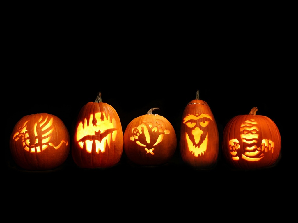 Тыквы на Хэллоуин обои