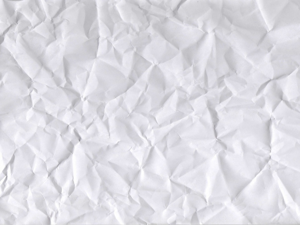 Мятый лист белой бумаги A4 обои