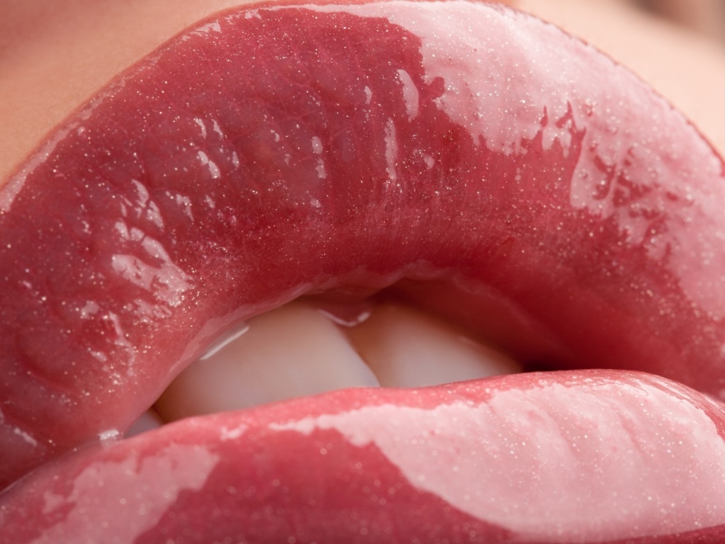 Губы с блеском обои