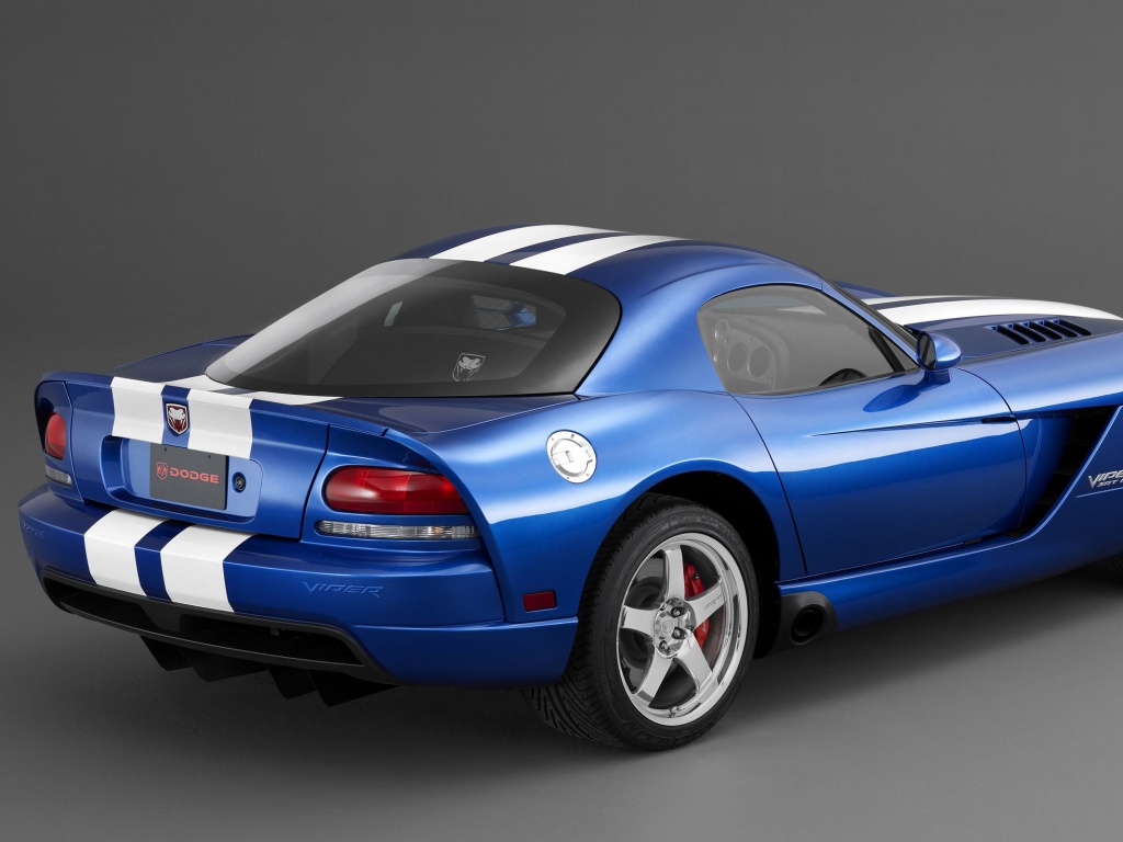 Синий Dodge Viper обои