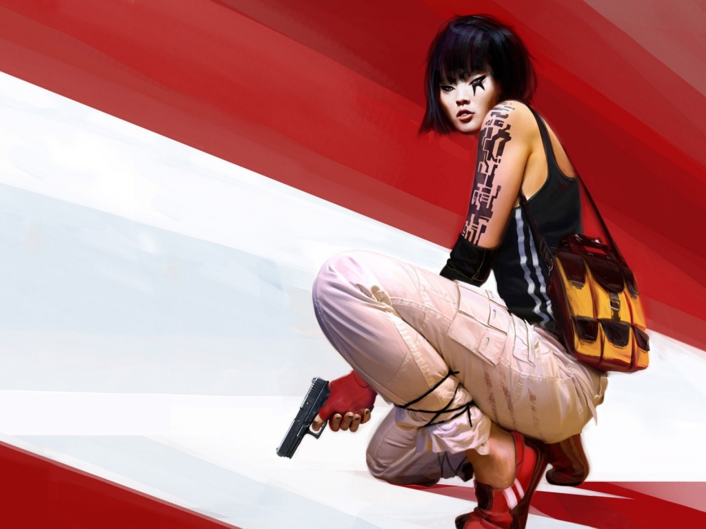 Фейт с пистолетом обои