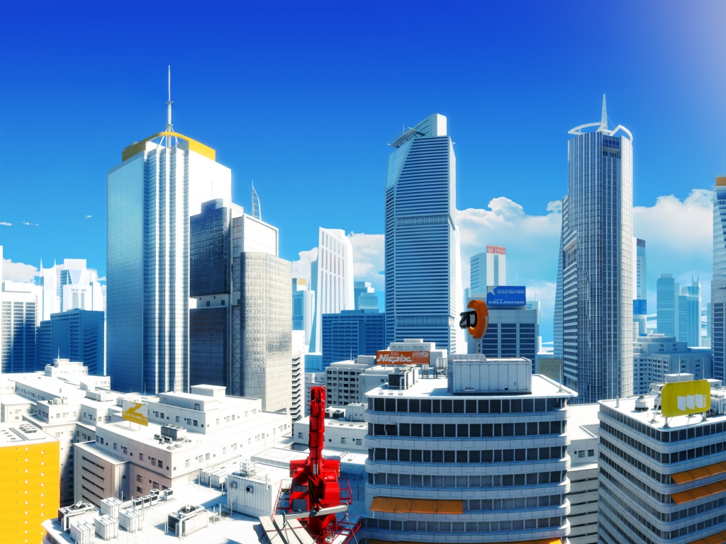 Город Mirrors Edge обои