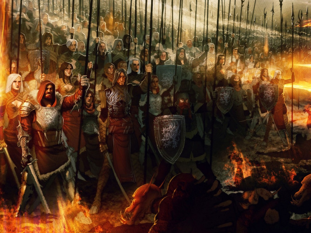 Борьба против порождений тьмы обои