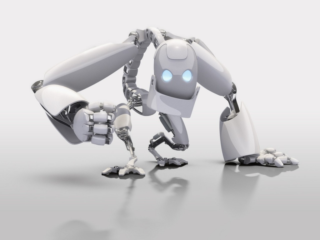 Крадущийся робот обои