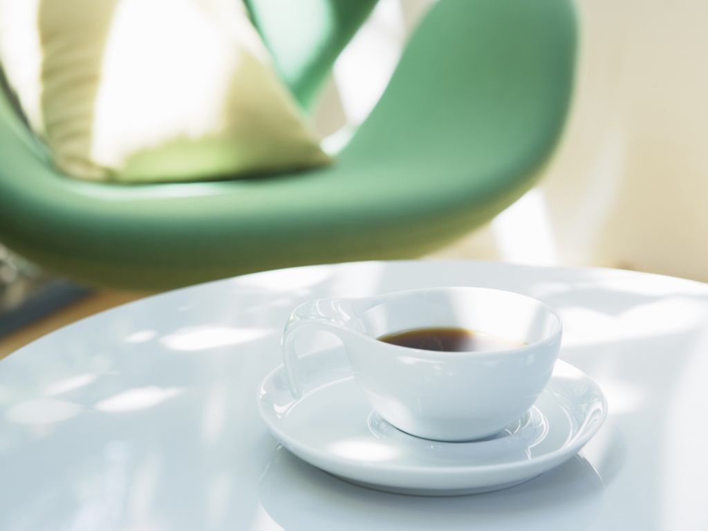 Чашка утреннего кофе обои