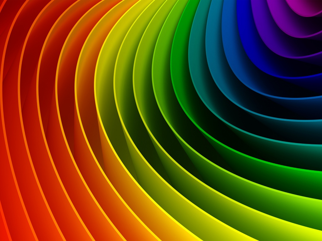 Радуга может быть такой обои