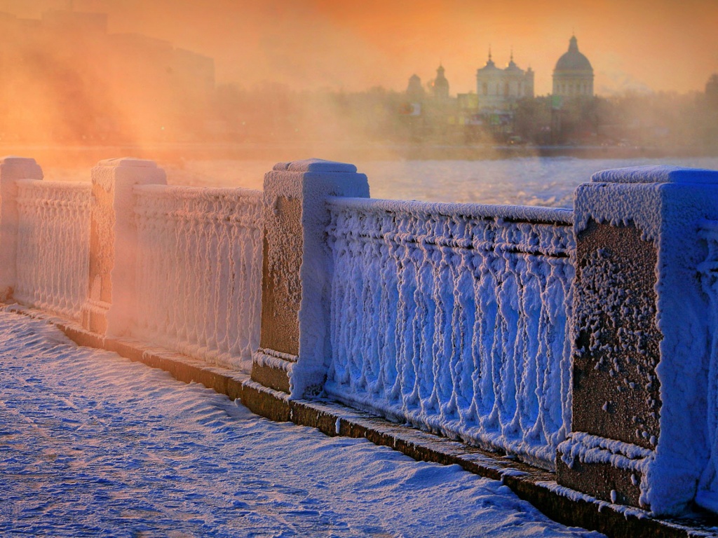 Набережная Невы обои