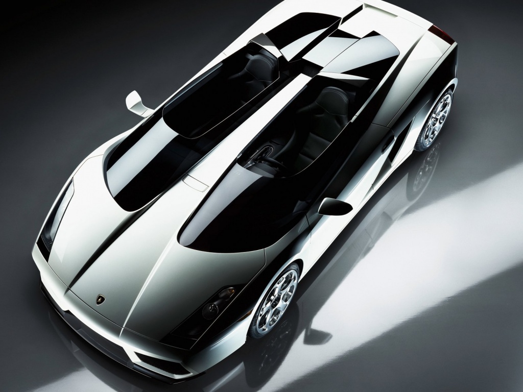 Светло-серый Lamborghini обои