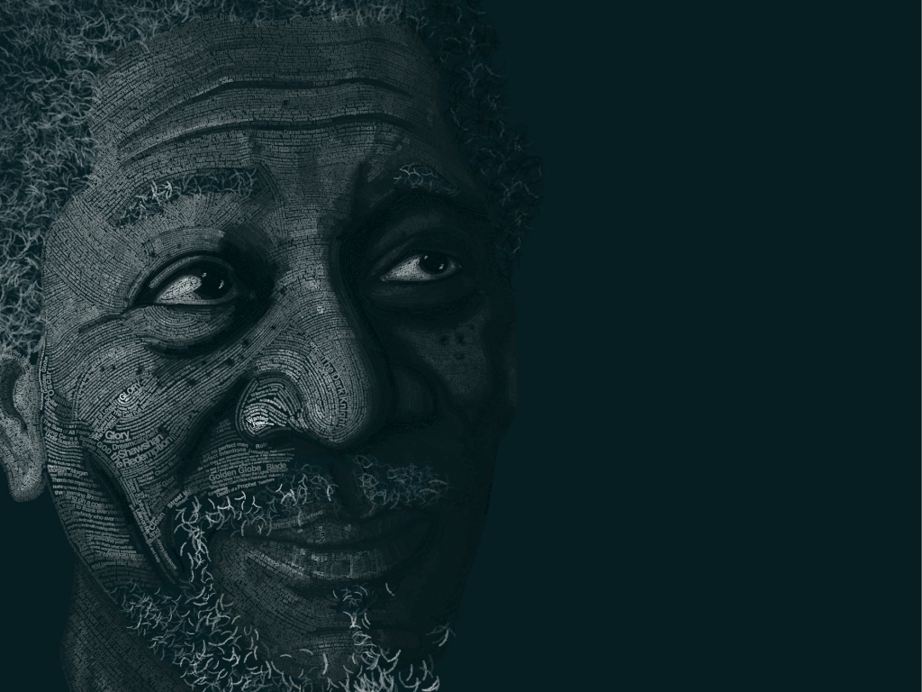 Морган Фриман — текстовый портрет обои