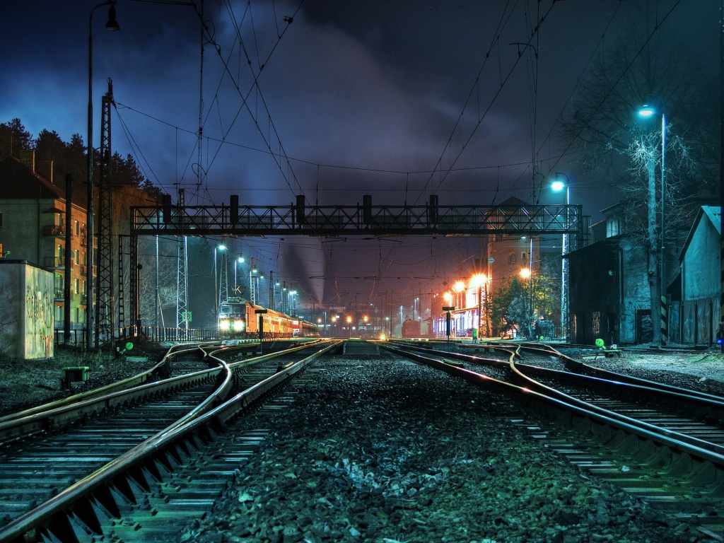 Железнодорожная станция обои